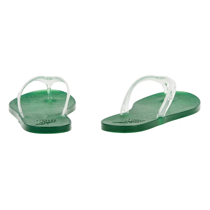 Jelly Flip Flop Clear/Green