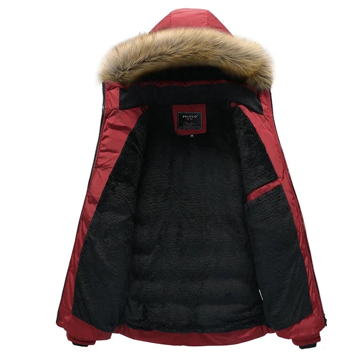 Parker Men's Fur Collar Coat