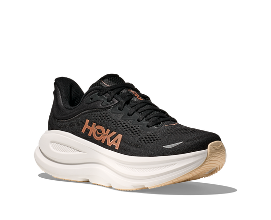 Hoka | Bondi 9 | Women's | Black/Rose Gold