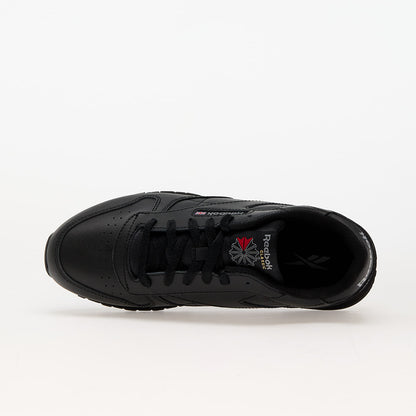 Big Kids' Reebok Classic Leather "Triple Black" (Unisex)
