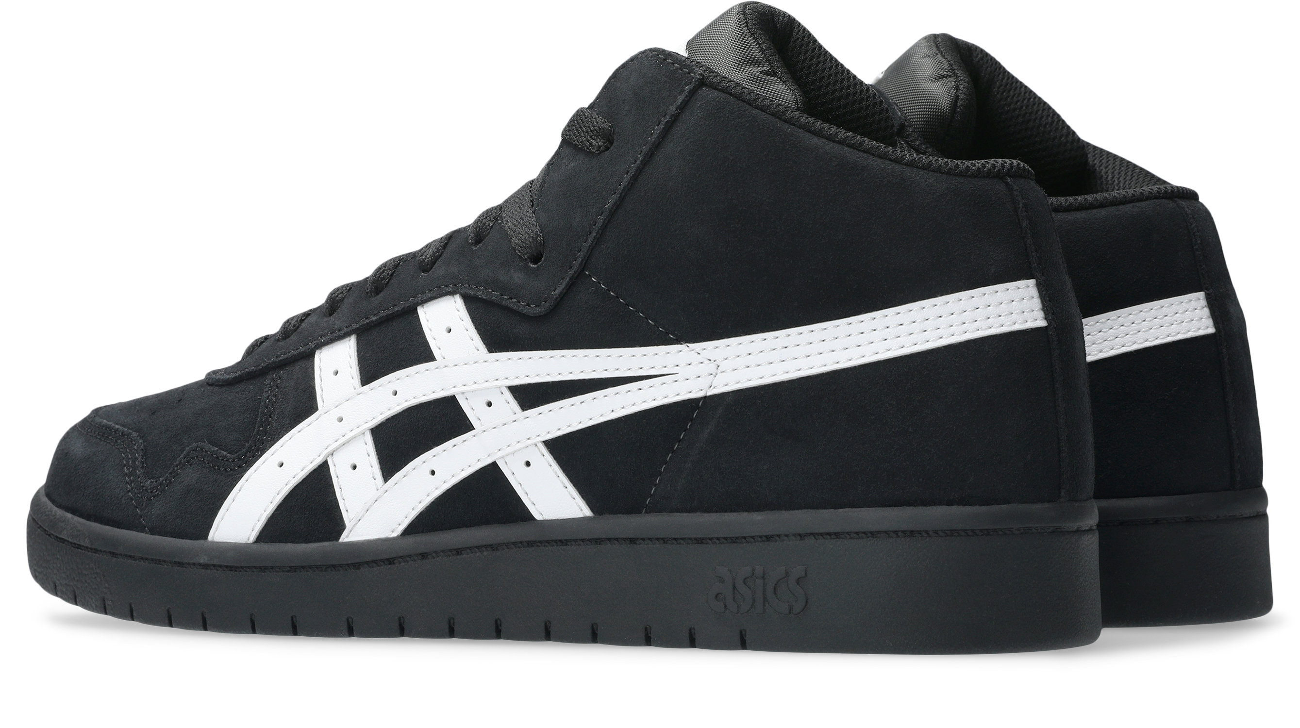 Asics Japan Pro Mid Black/Black/Bright White Shoes