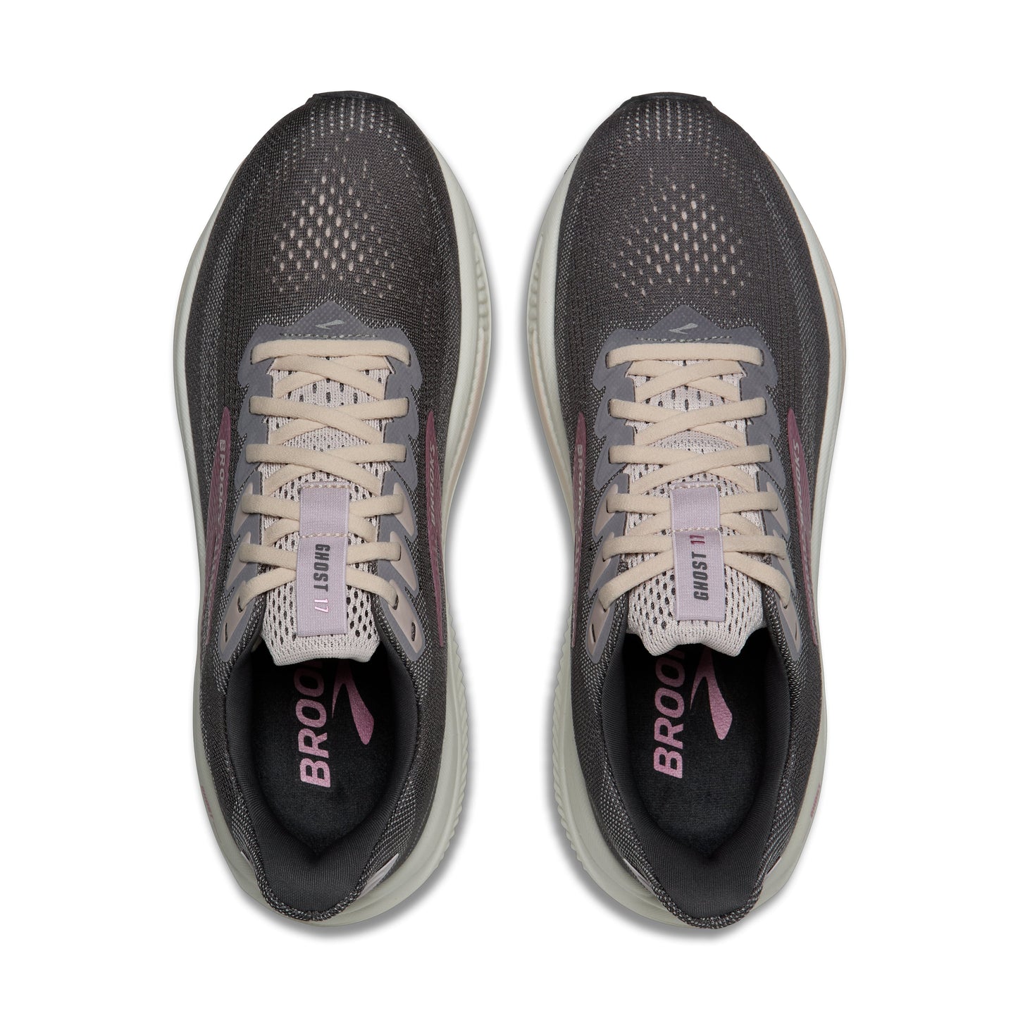Brooks | Ghost 17 | Women's | Poppyseed/Pink/Bluewash