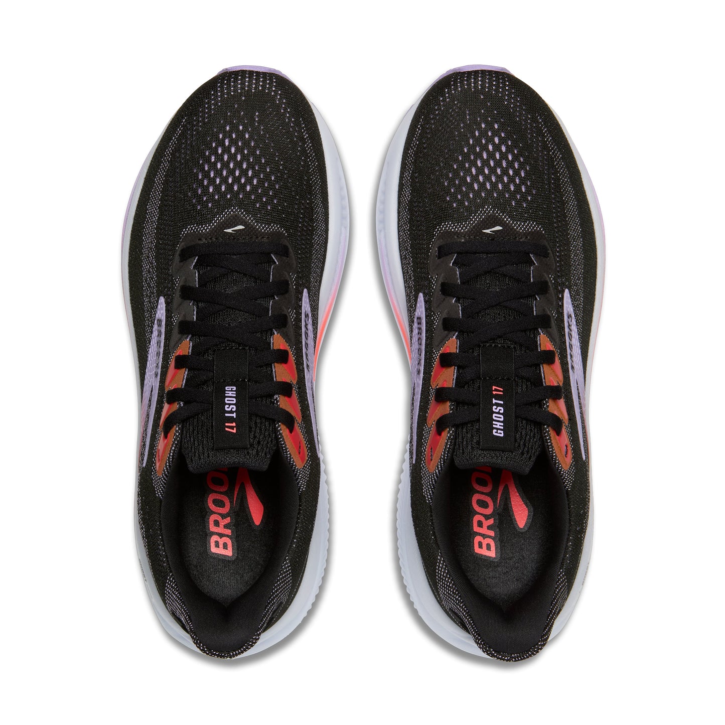Brooks | Ghost 17 | Women's | Black/Purple/Coral