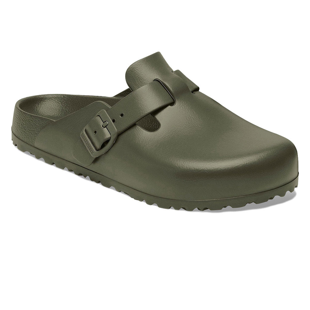 Birkenstock Womens Boston EVA Sandals - Khaki