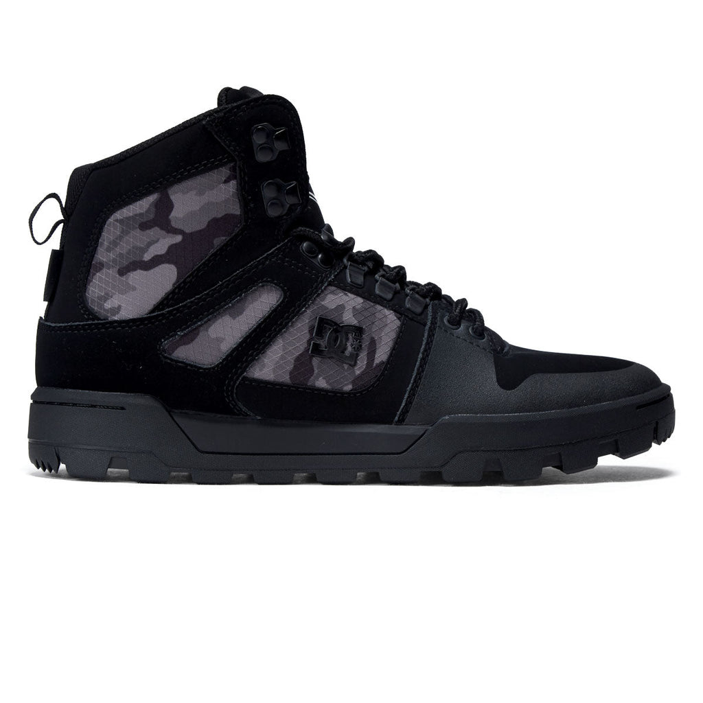 DC Pure High-Top Wr Boots - Black Camo