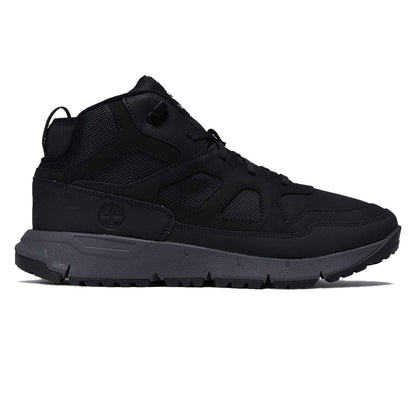 Timberland Voyager Valley Mid Lace Up Shoes - Black Nubuck