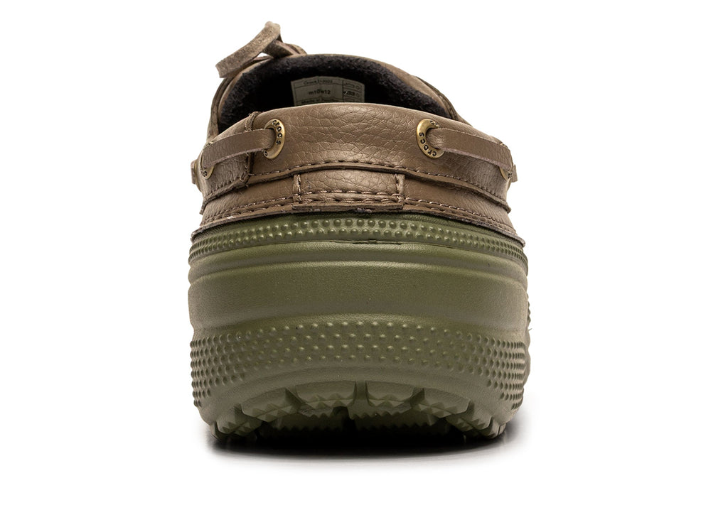 Crocs Classic Boat Shoe Army Green Walnut