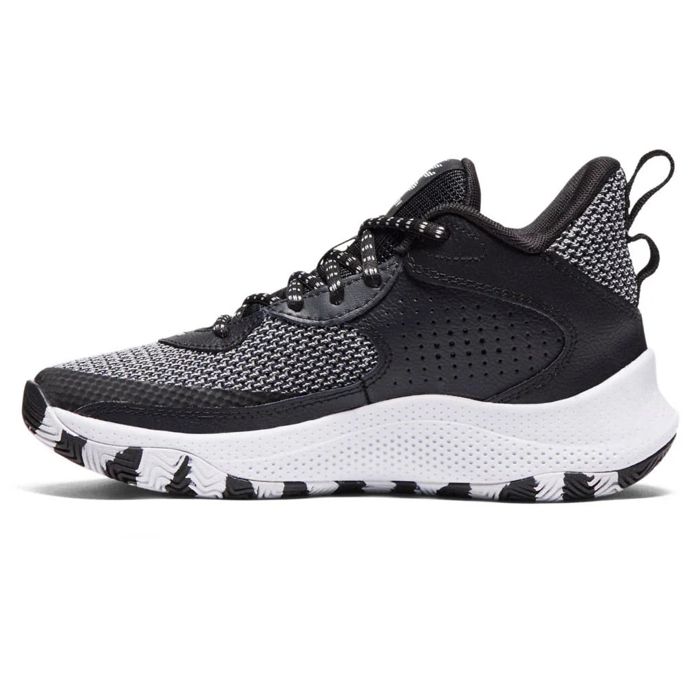 Big Kids' Under Armour Curry Basketball Shoes 3Z 24 "Black Halo Gray"