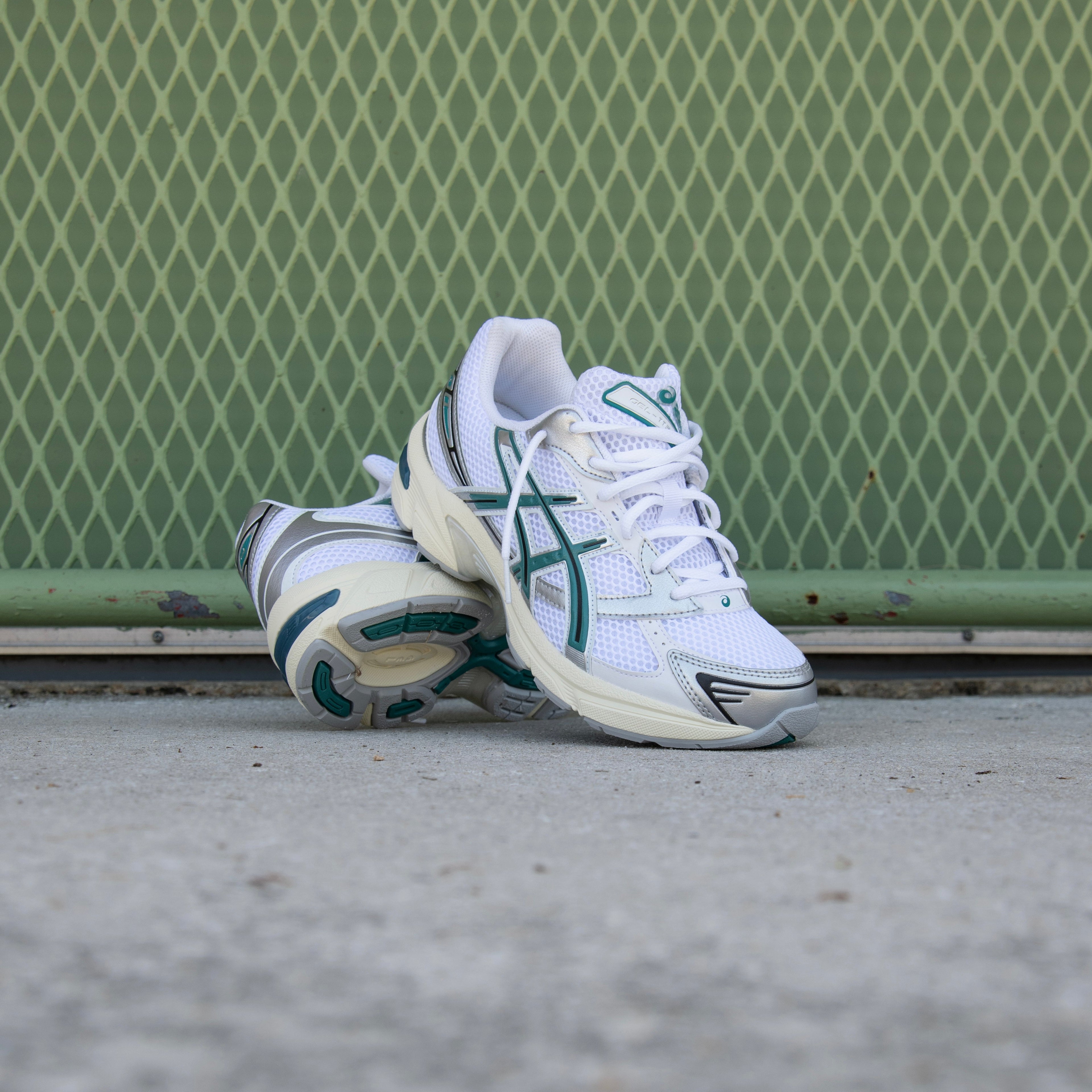 Mens Asics Gel-1130 (White/Rainy Lake)