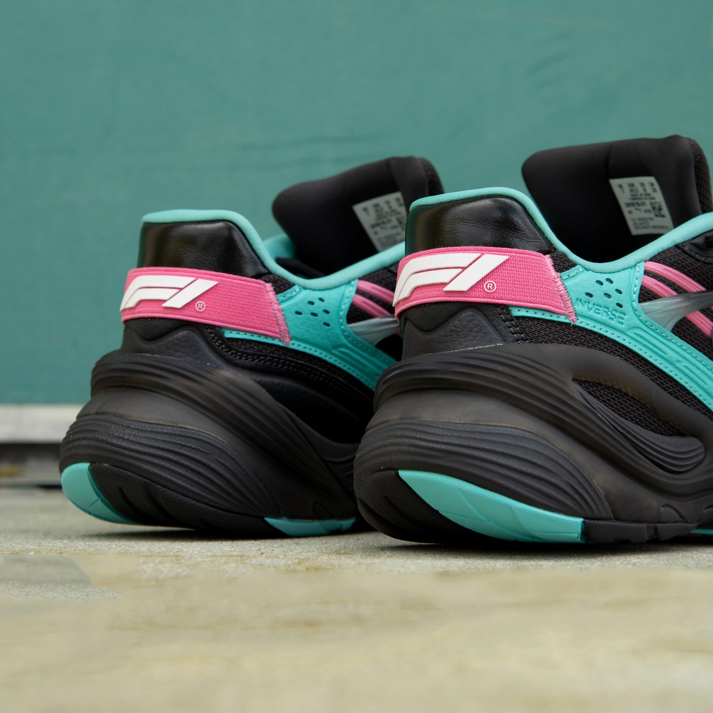Mens Puma F1 Inverse Miami (Flat Dark Grey/Aquatic)