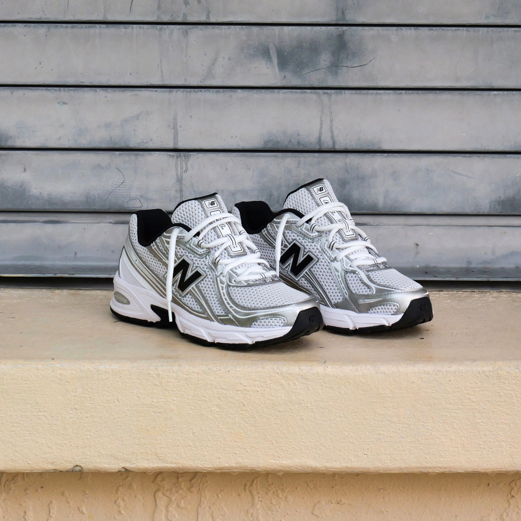 Mens New Balance 740 (White/Silver Metallic/Black) - U740NW2