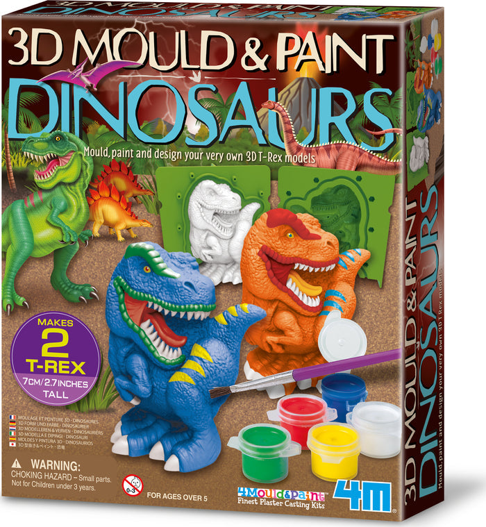 3D Mould & Paint Dinosaurs