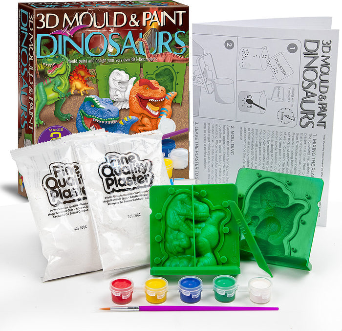 3D Mould & Paint Dinosaurs