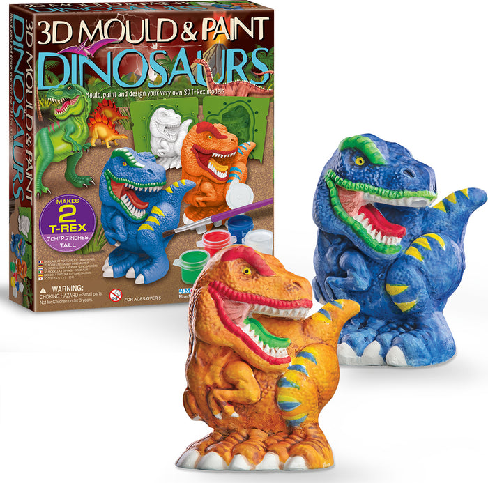 3D Mould & Paint Dinosaurs