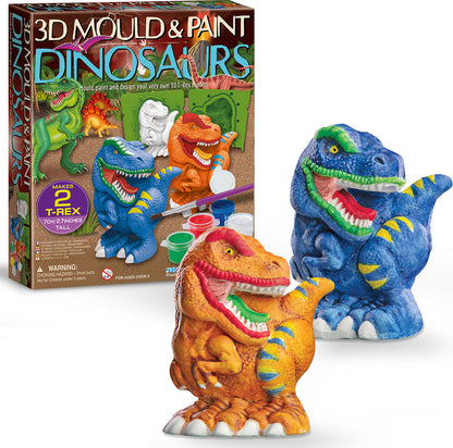 3D Mould & Paint Dinosaurs