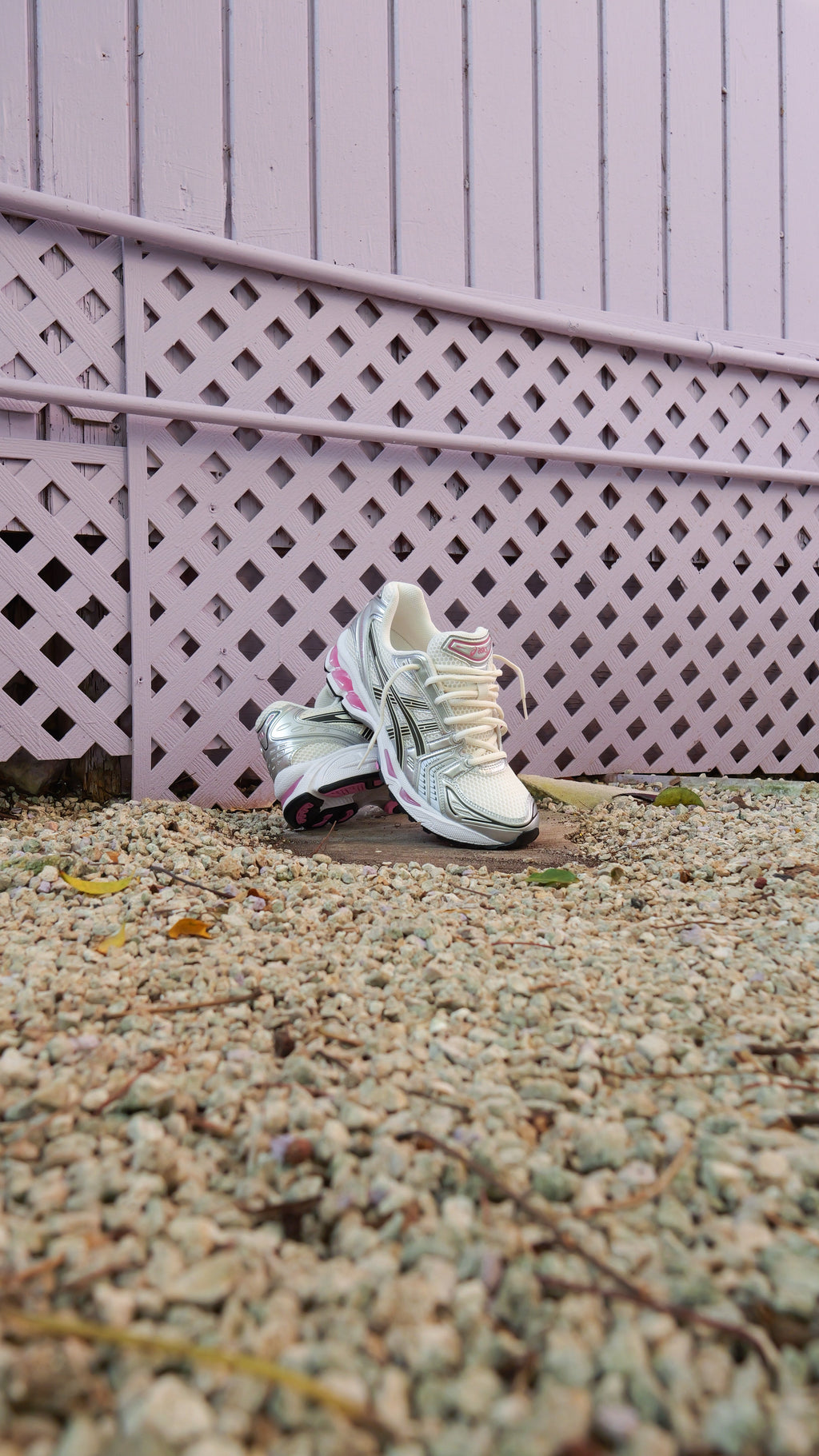 Mens Asics Gel-Kayano 14 (Cream/Sweet Pink)