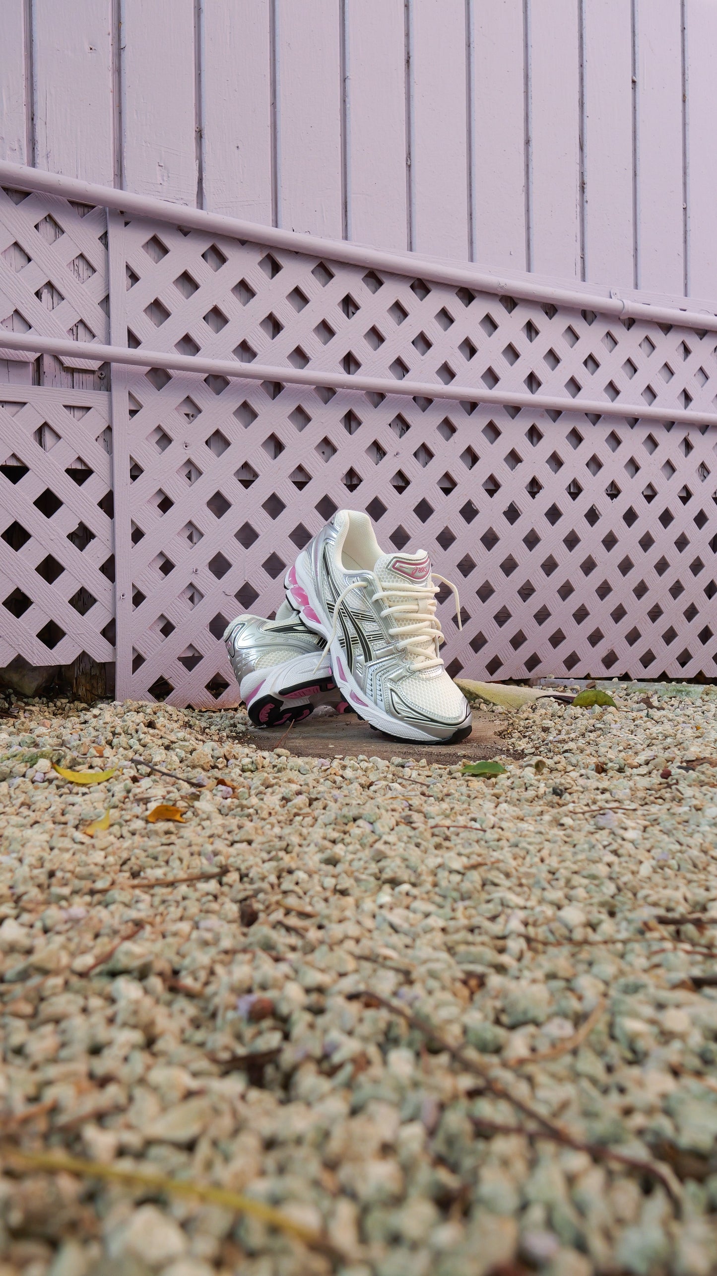 Mens Asics Gel-Kayano 14 (Cream/Sweet Pink)