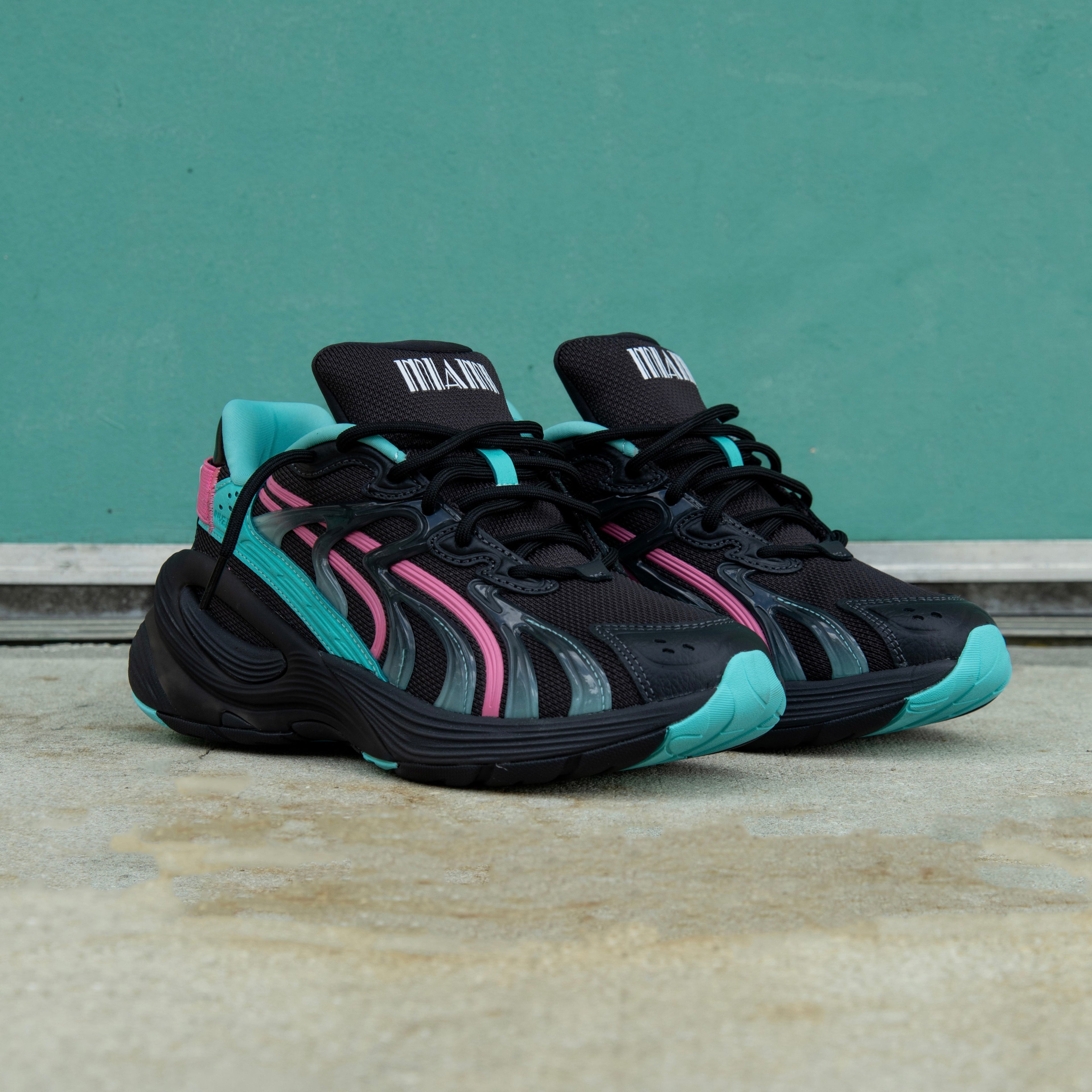 Mens Puma F1 Inverse Miami (Flat Dark Grey/Aquatic)
