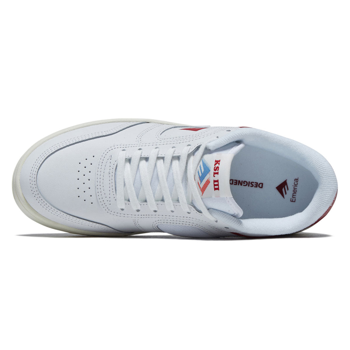 Emerica KSL III Shoes - White/Red