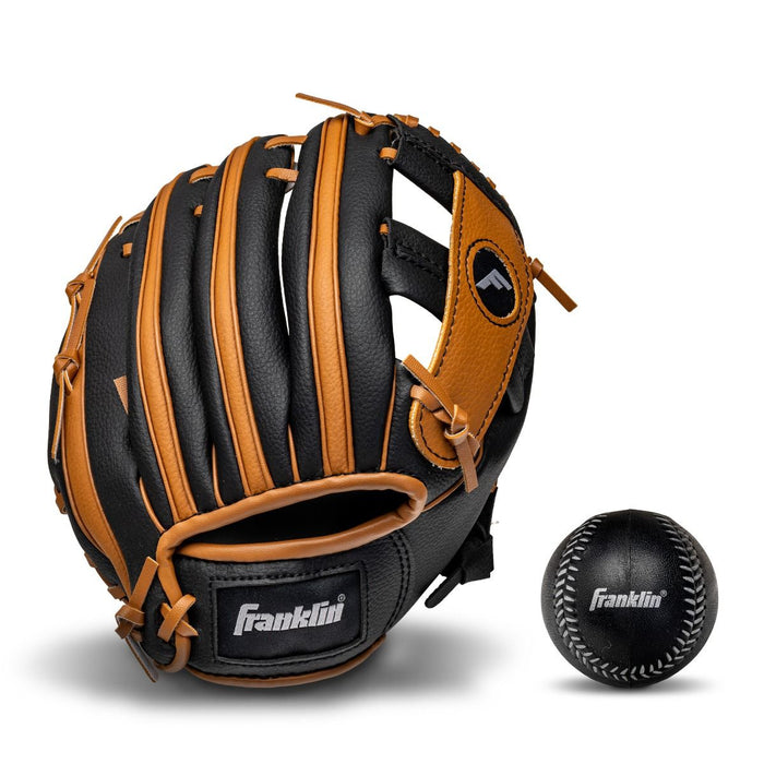 9.5In Ball & Fielding Glove Tan/Blk