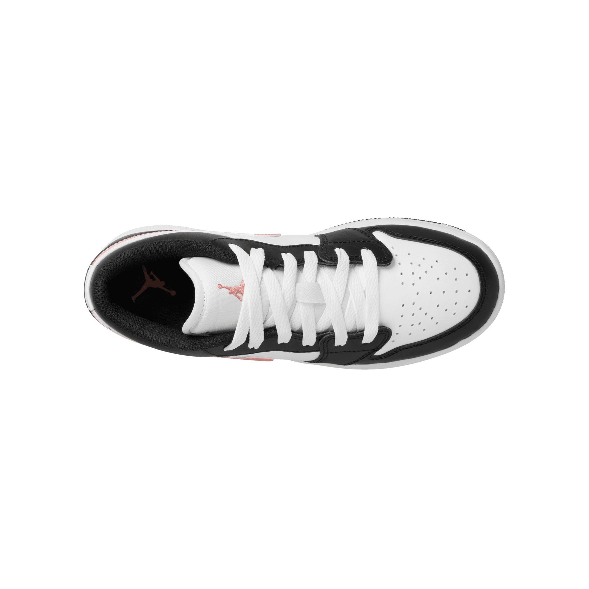 Big Kids' Air Jordan 1 Low "Black Rust Pink"