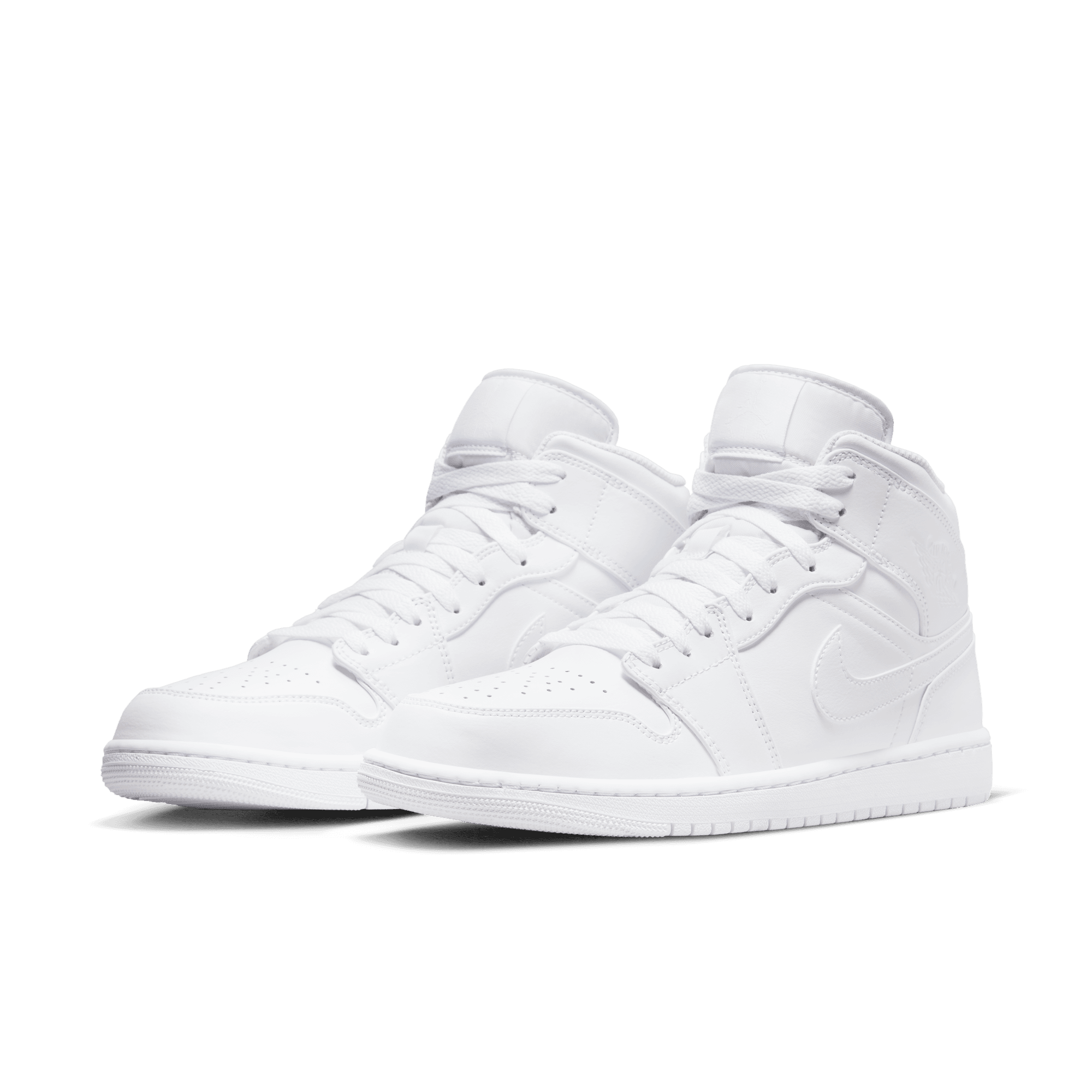 Men's Air Jordan 1 Mid "Triple White"