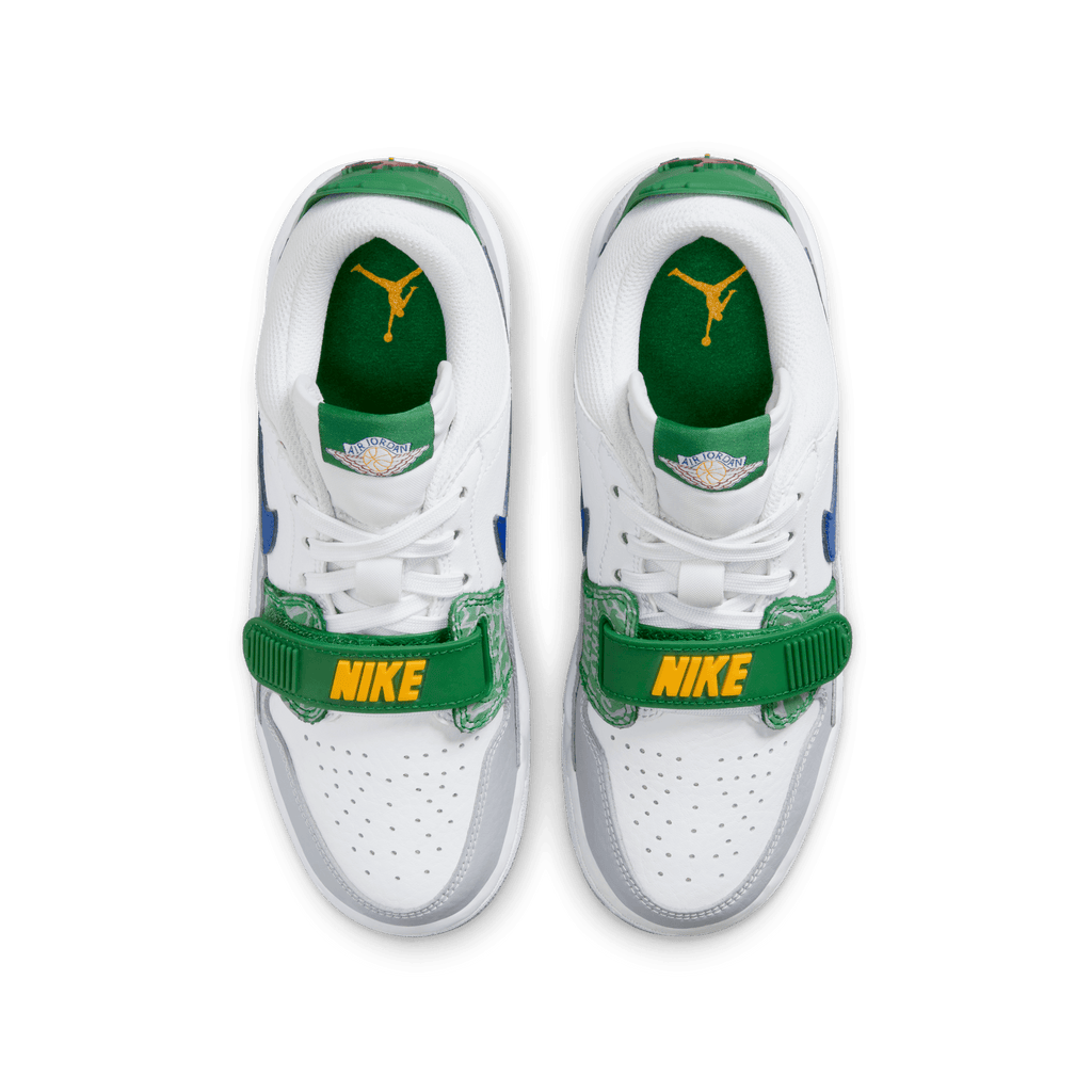Big Kids' Air Jordan Legacy 312 Low "White Pine Industrial Blue"