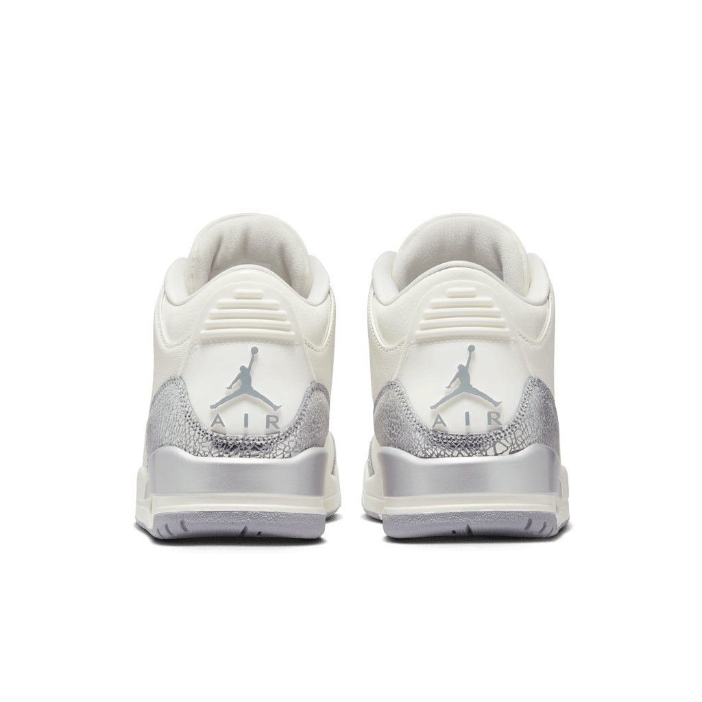 Women's Air Jordan 3 Retro "Sail Metallic Silver"