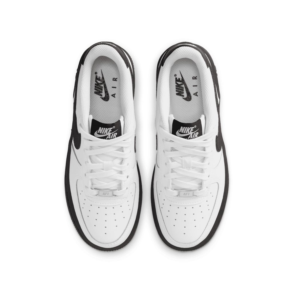 Big Kids' Nike Air Force 1 "White Black"