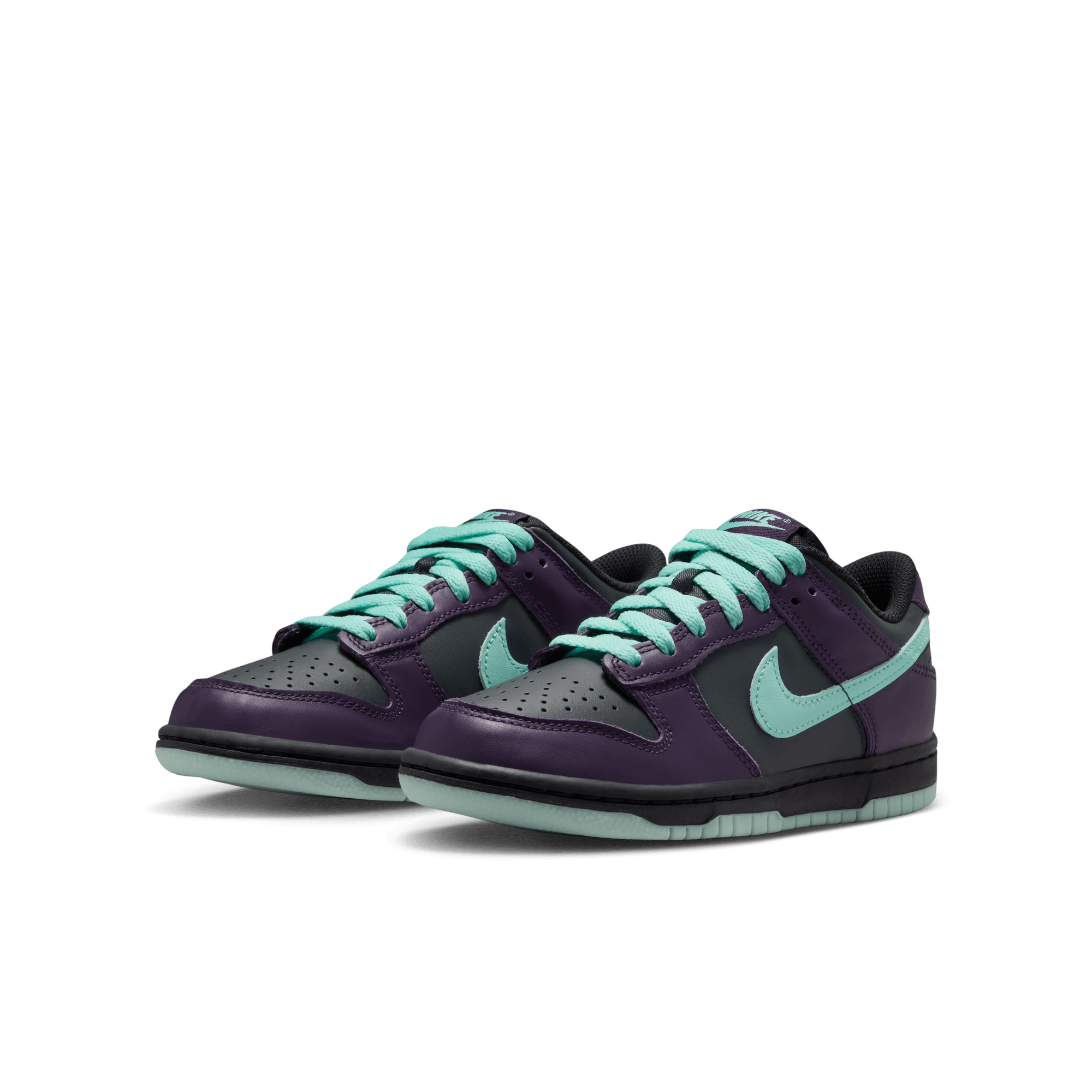 Big Kids' Nike Dunk Low "Wizard"