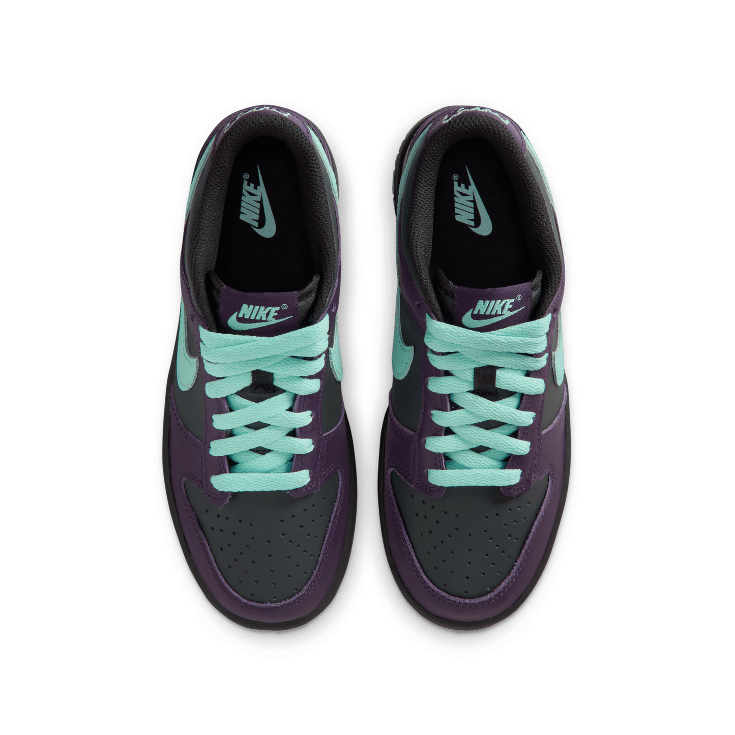 Big Kids' Nike Dunk Low "Wizard"