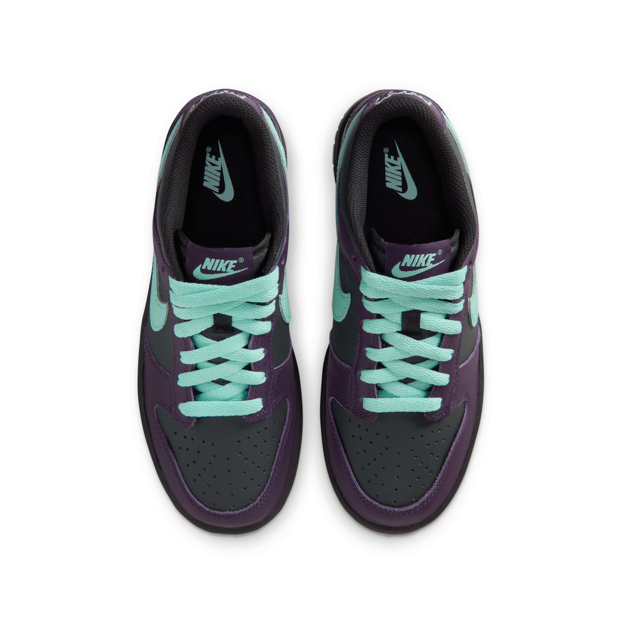 Big Kids' Nike Dunk Low "Wizard"