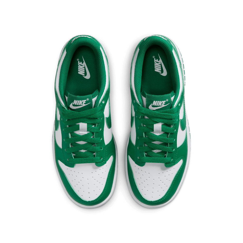 Big Kids' Nike Dunk Low "White Malachite"