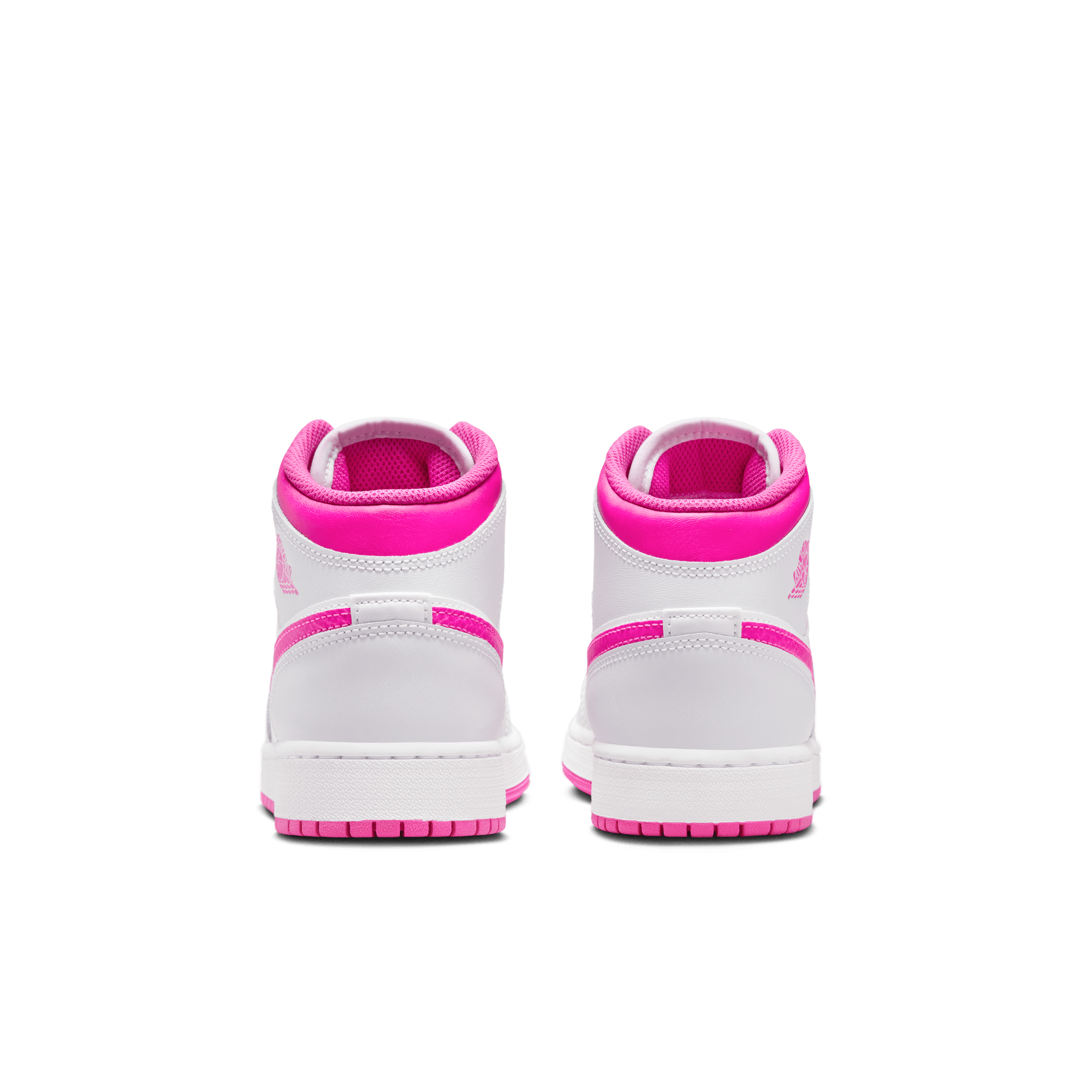 Big Kids' Air Jordan 1 Mid "Fire Pink"