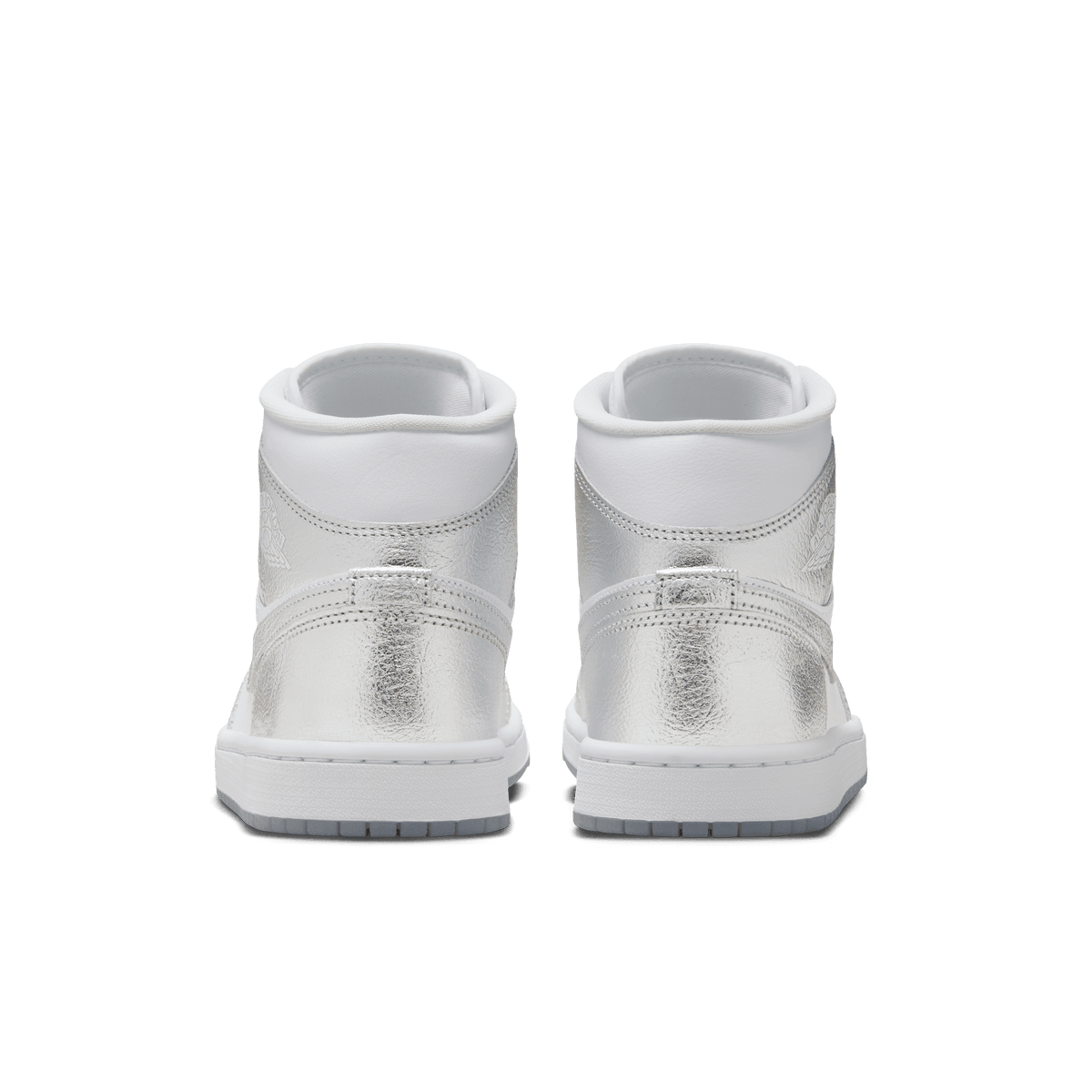 Women's Air Jordan 1 Mid SE "Crinkled Silver Foil"