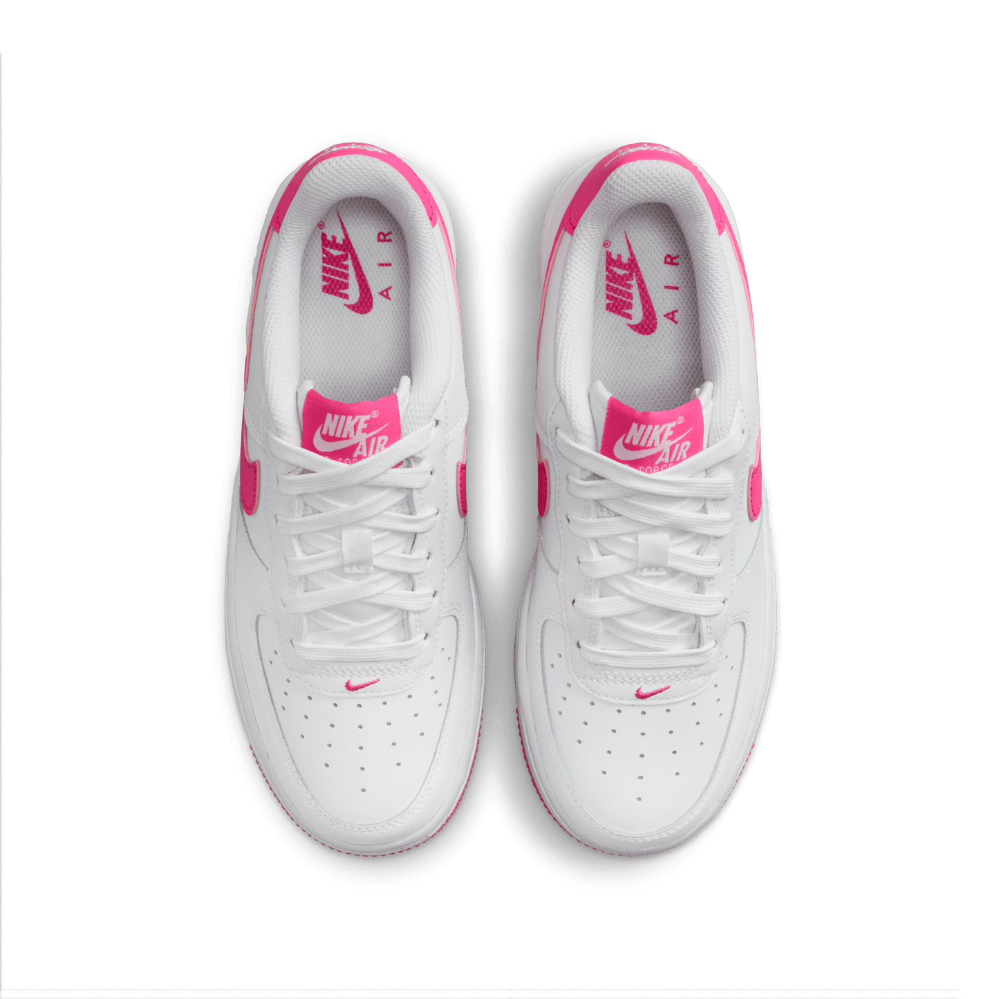 Big Kids' Nike Air Force 1  "White Laser Fuchsia"