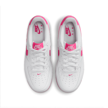Big Kids' Nike Air Force 1  "White Laser Fuchsia"