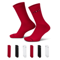 Unisex Jordan Essentials Crew Socks (6 Pairs) "Unisex"