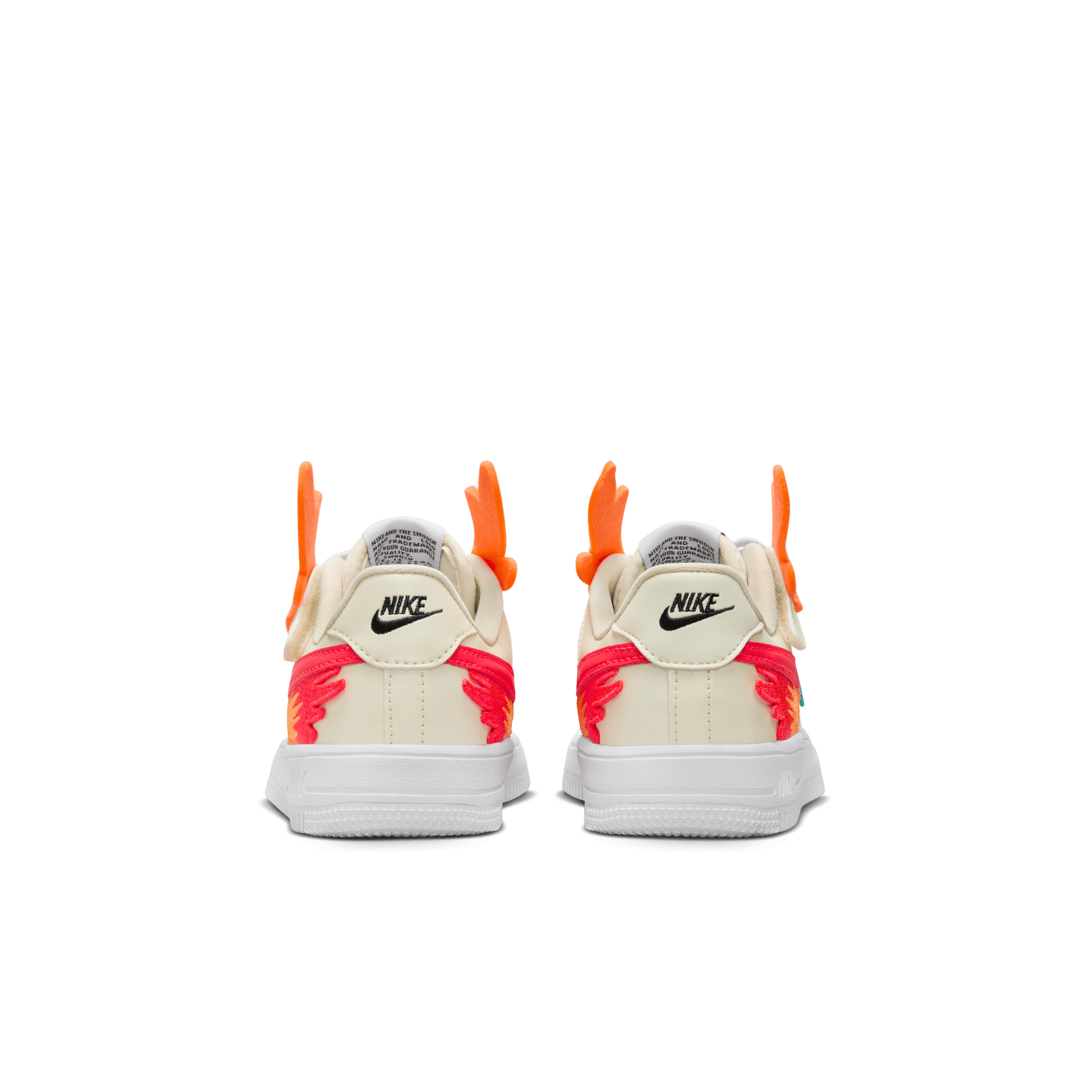 Little Kids' Nike Force 1 Low Easyon "Year of the Dragon Bright Crimson"