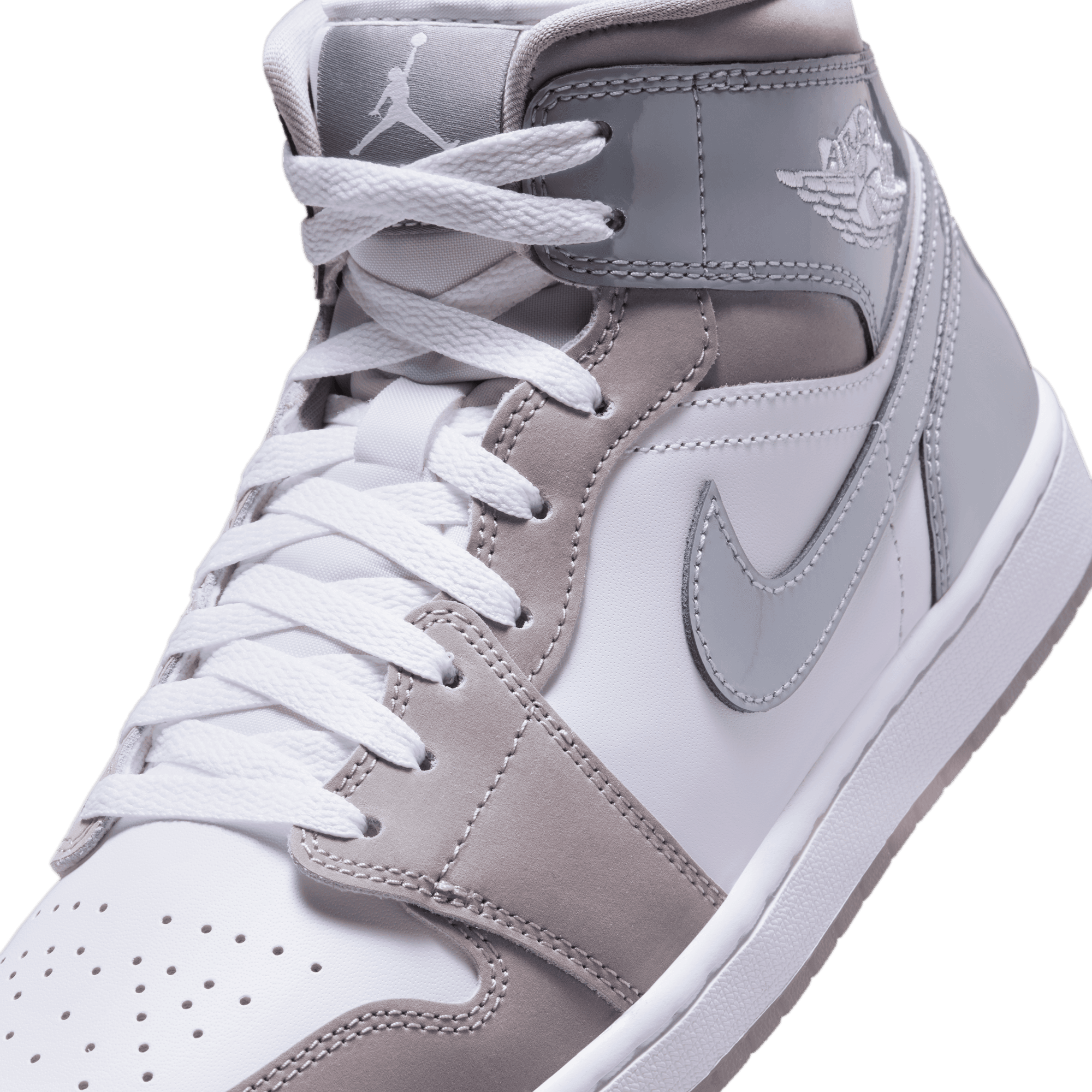 Men's Air Jordan 1 Mid SE  "White Cool Grey"