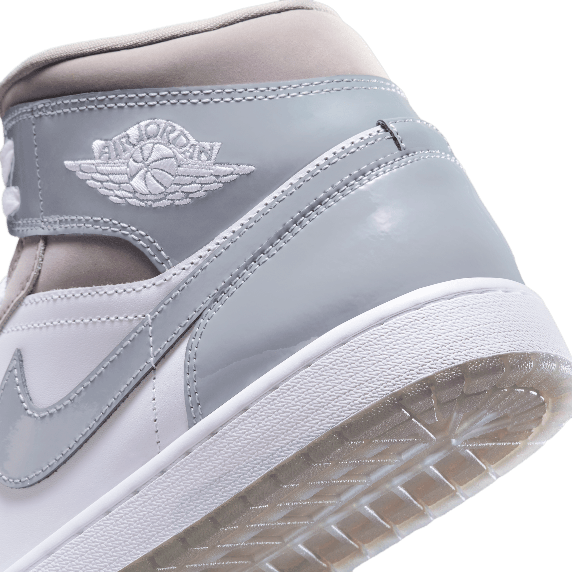 Men's Air Jordan 1 Mid SE  "White Cool Grey"