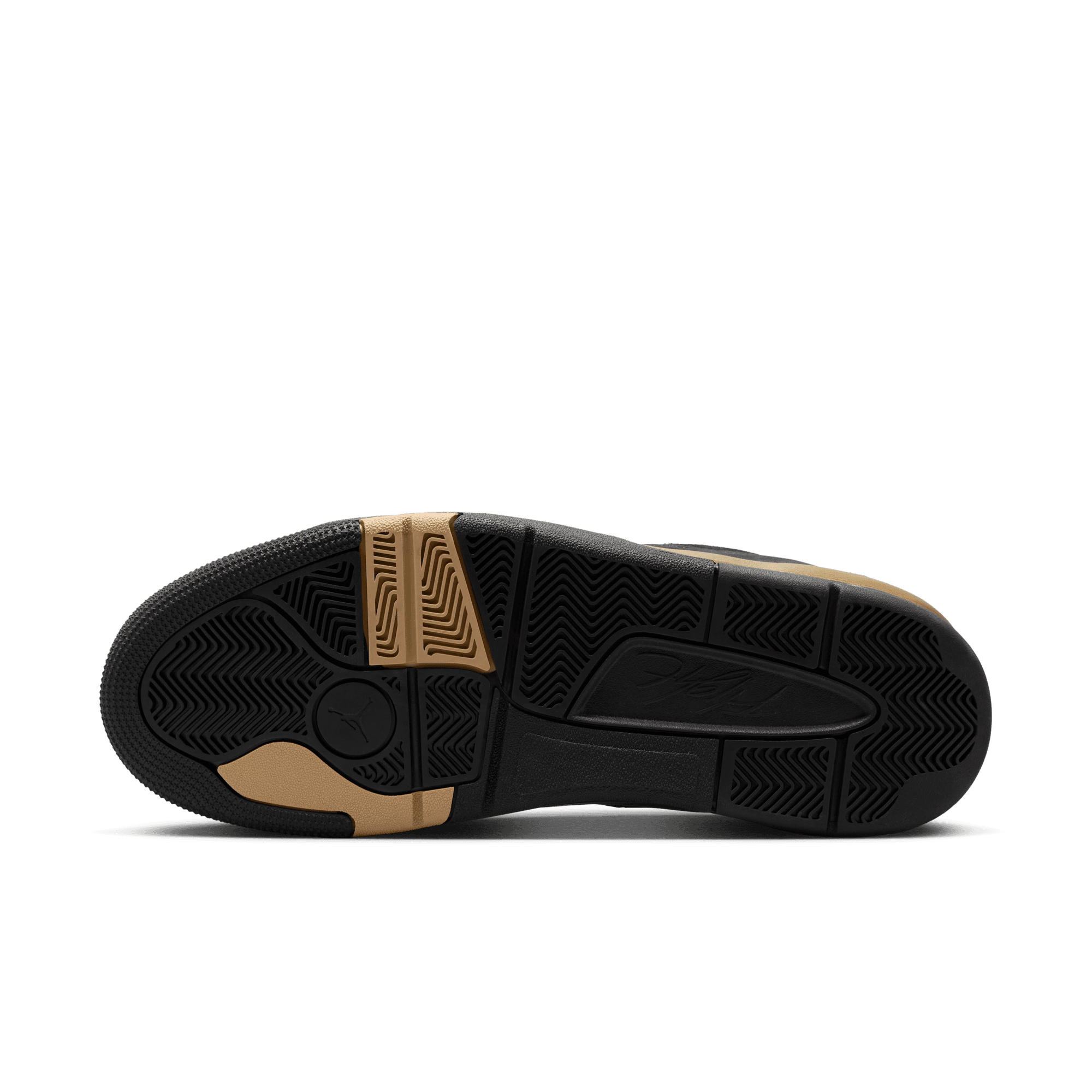 Men's Jordan Flight Court "Black Metallic Gold"