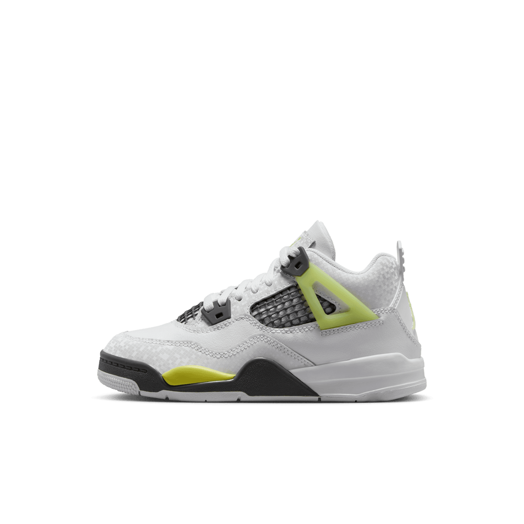 Little Kids' Jordan 4 Retro "Light Lemon Twist"