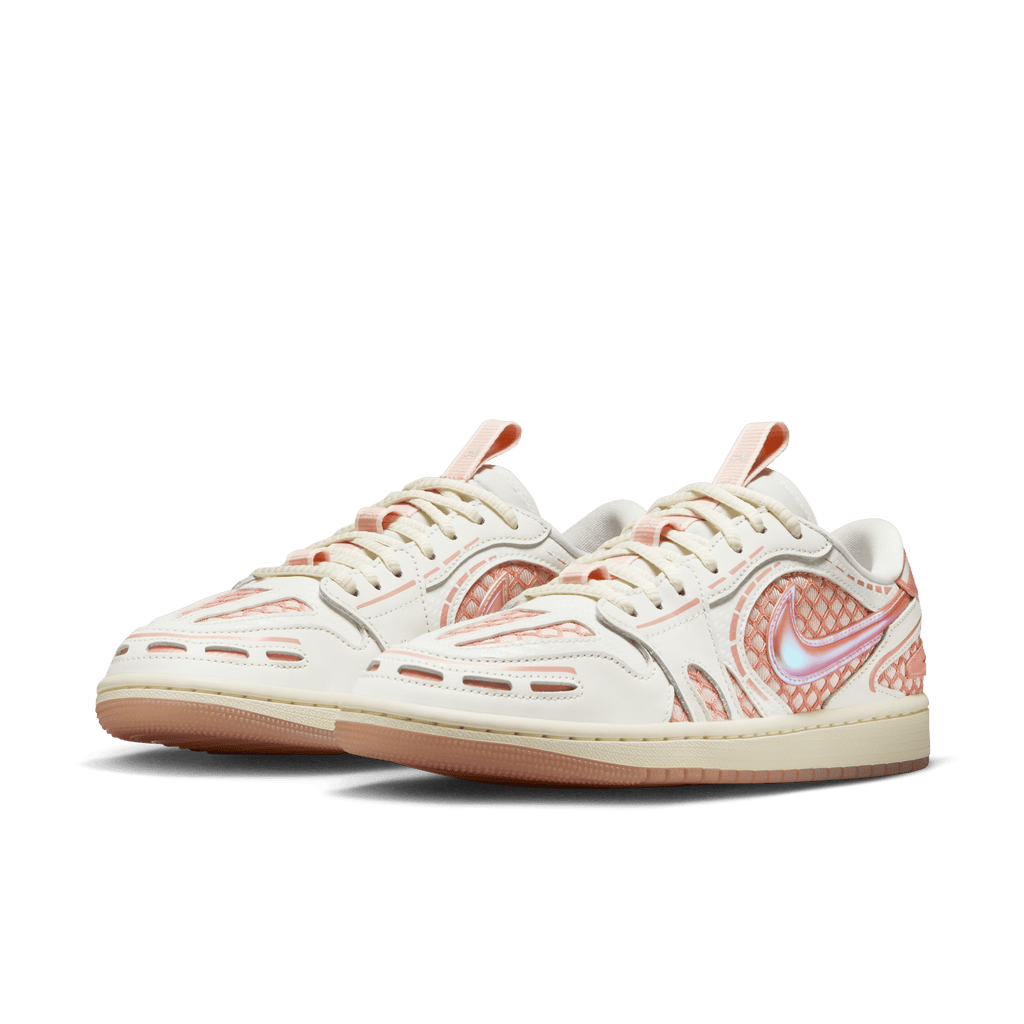 Women's Air Jordan 1 Low Method of Make "Sail Washed Coral"