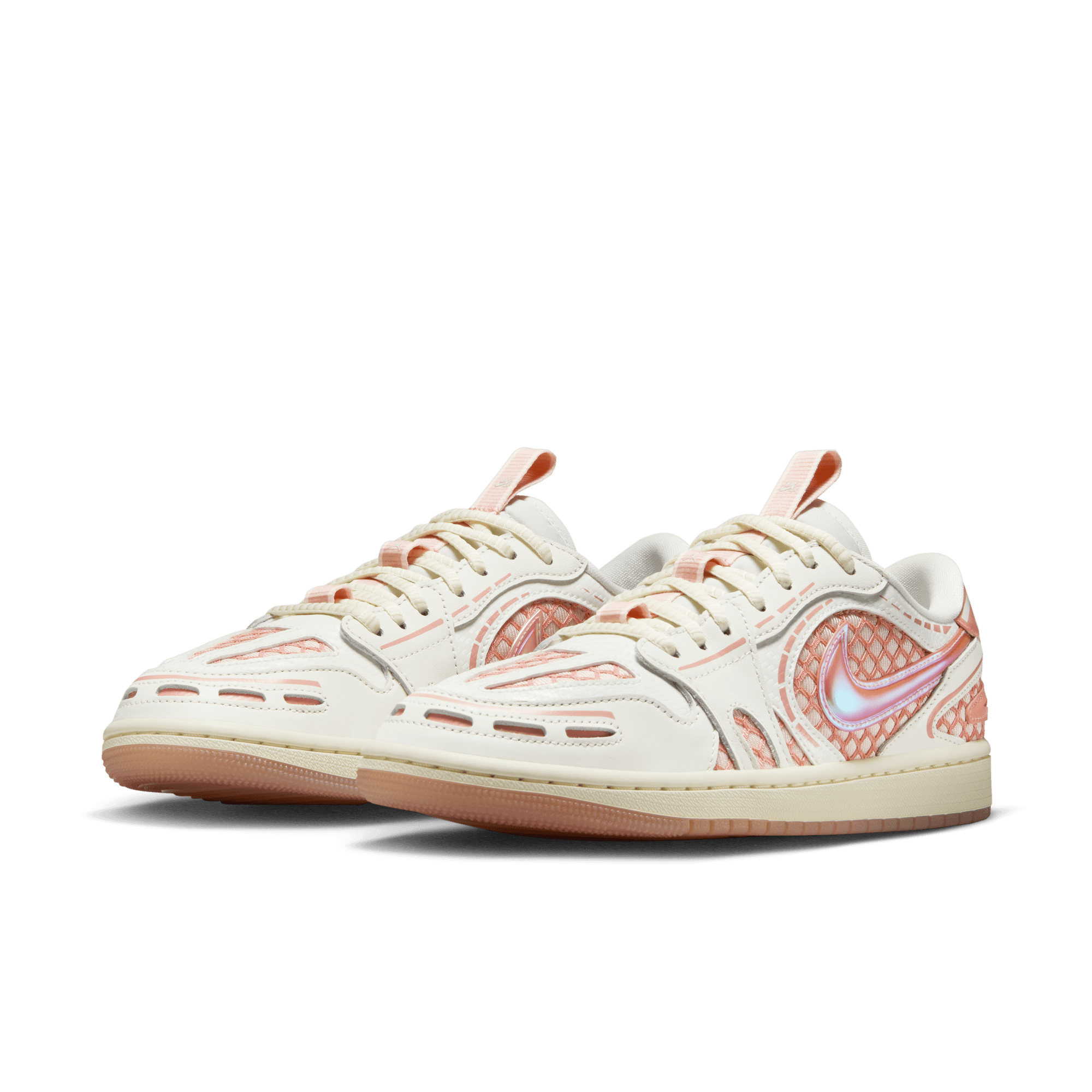 Women's Air Jordan 1 Low Method of Make "Sail Washed Coral"