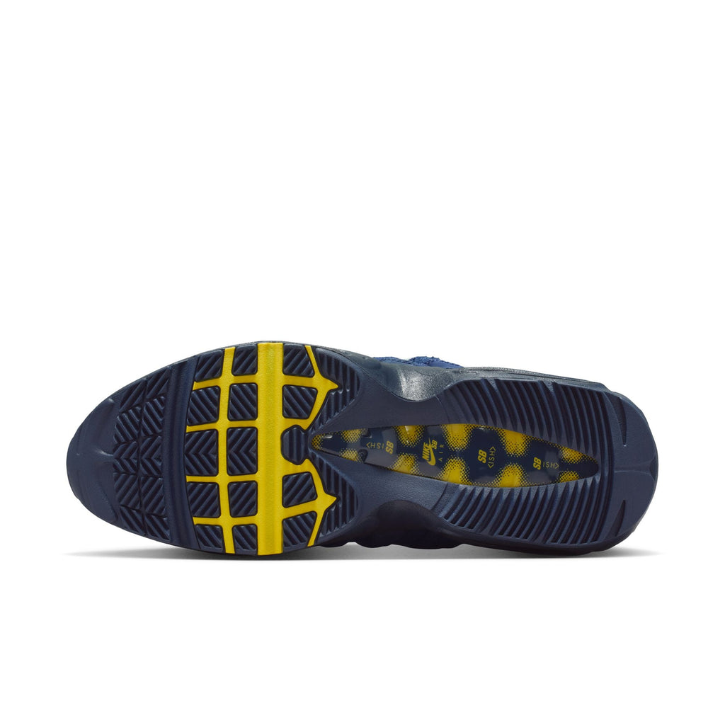 Nike SB Air Max 95 Shoes - Obsidian/Speed Yellow/Midnight Navy/Navy