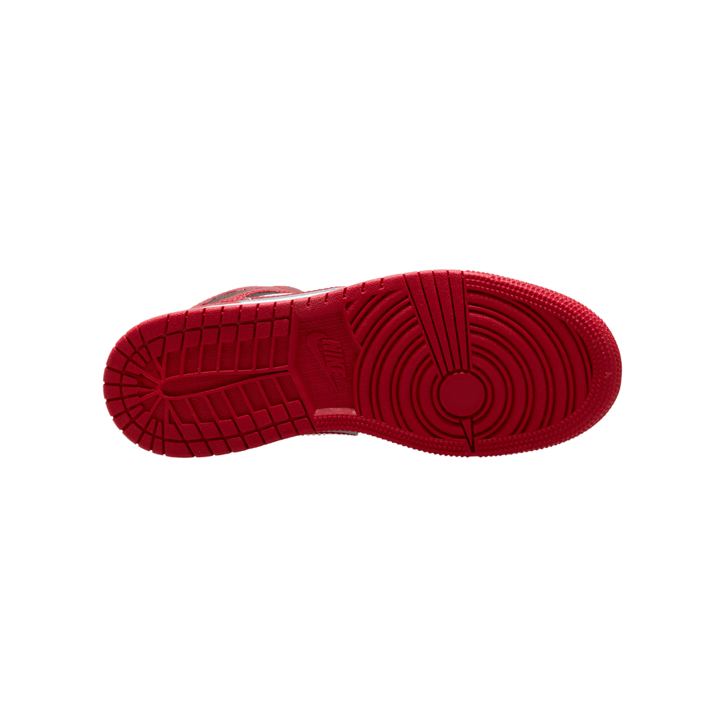 Big Kids' Air Jordan 1 Mid  "Patent Bred Toe"