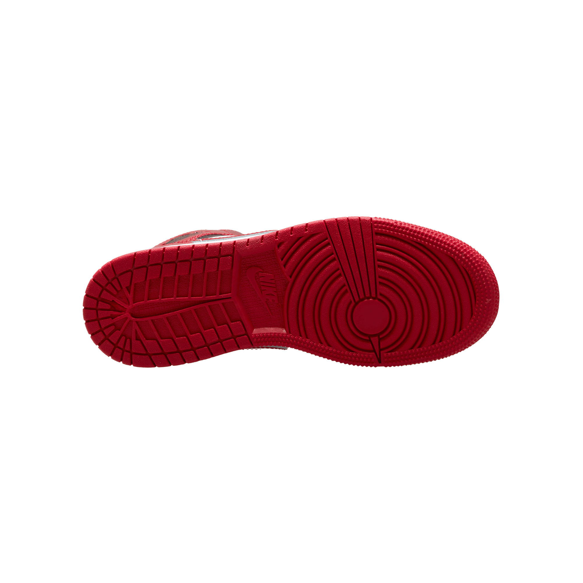 Big Kids' Air Jordan 1 Mid  "Patent Bred Toe"