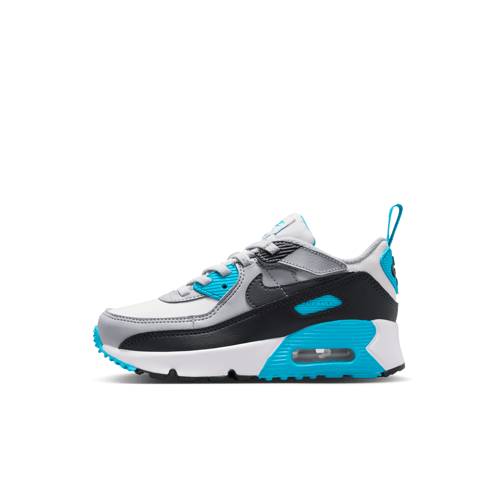 Little Kids' Nike Air Max 90 EasyOn "Platinum Tint Blue Lightning"