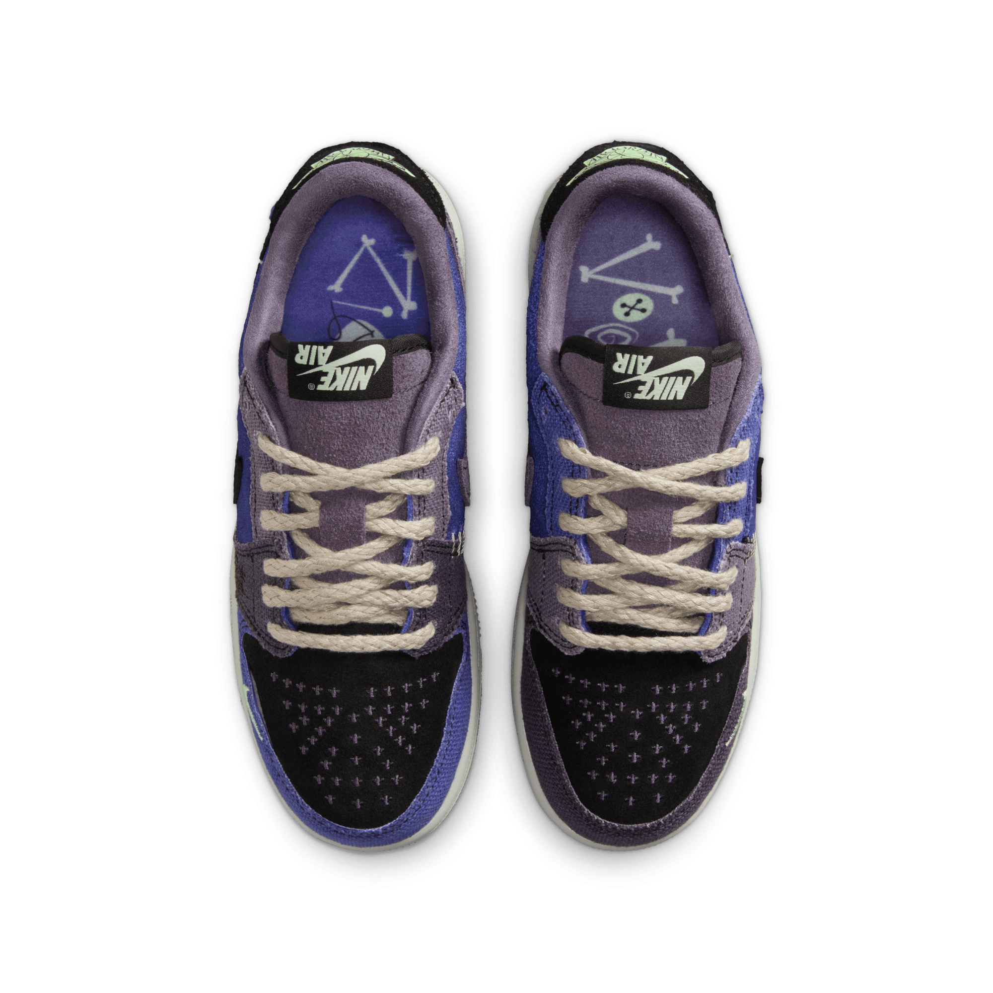 Big Kids' Air Jordan 1 Retro Low OG  Zion Williamson's "Voodoo Alternate"